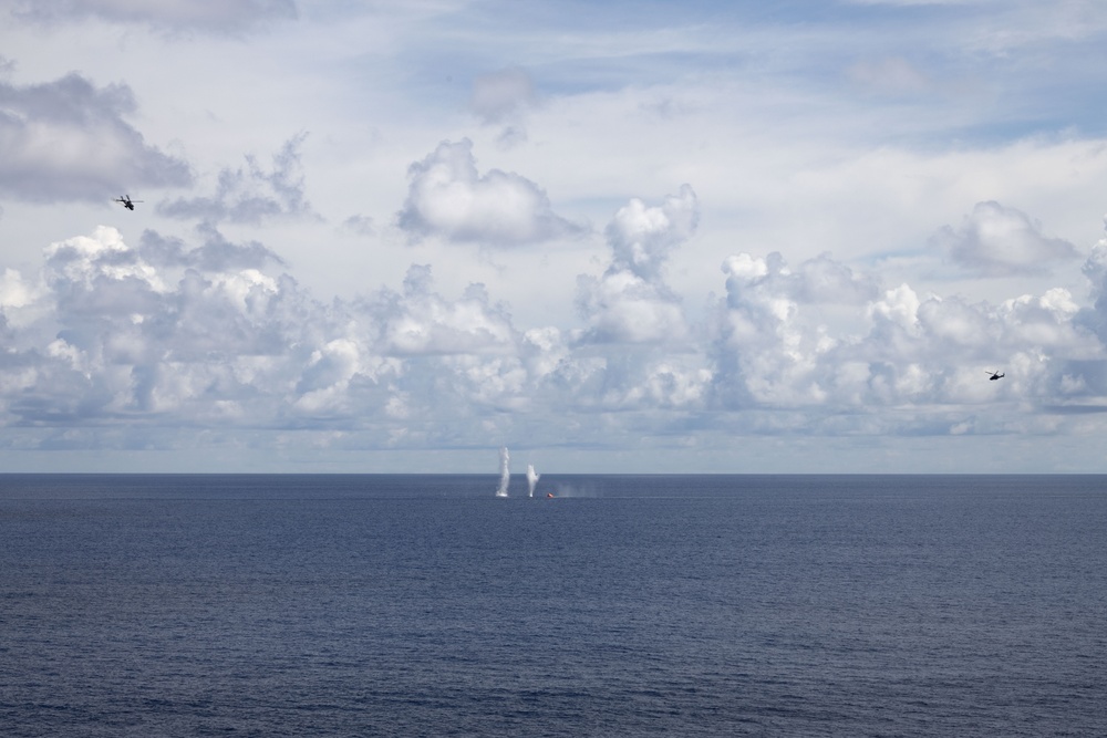 31st MEU Air Defense Drills from the USS Green Bay