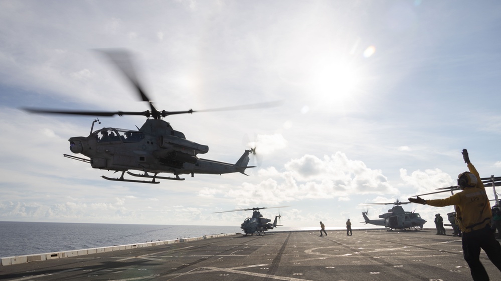 31st MEU Air Defense Drills from the USS Green Bay