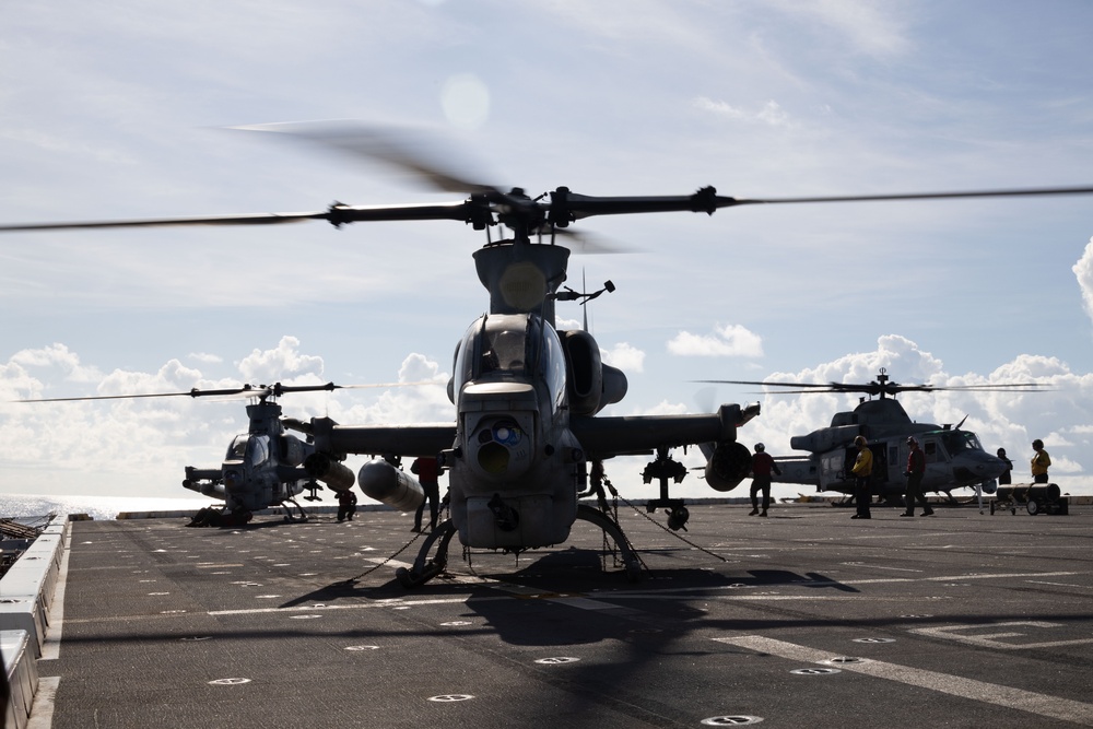 31st MEU Air Defense Drills from the USS Green Bay