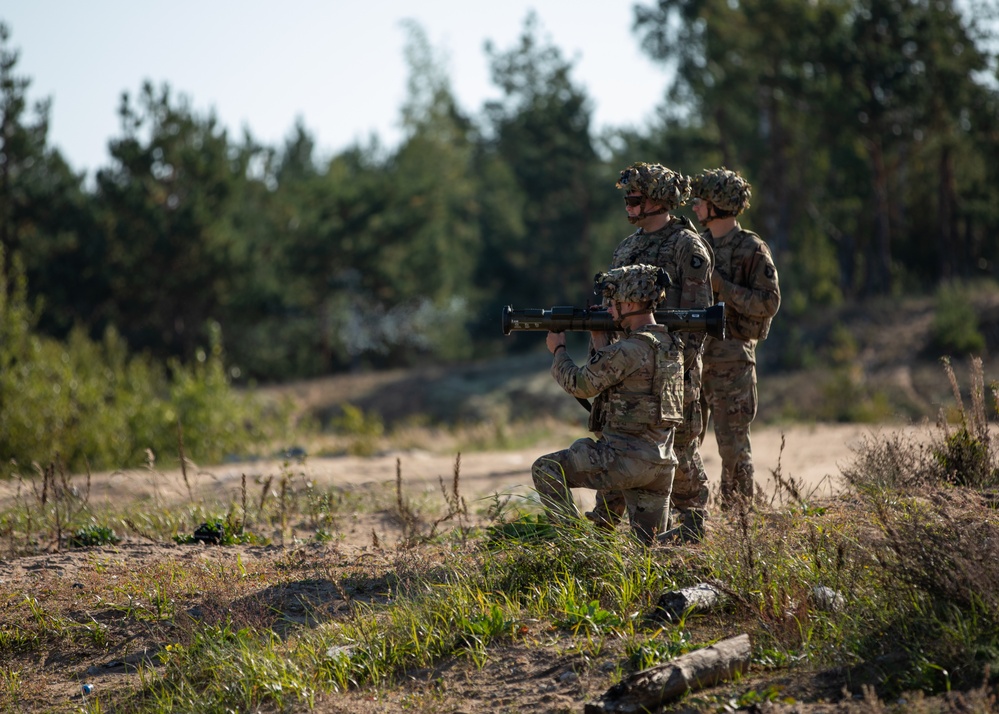 Task Force Marne infantrymen execute anti-tank weaponry training in Latvia