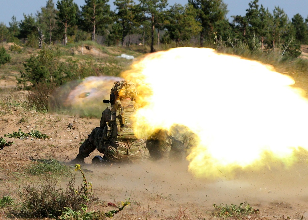 Task Force Marne infantrymen execute anti-tank weaponry training in Latvia