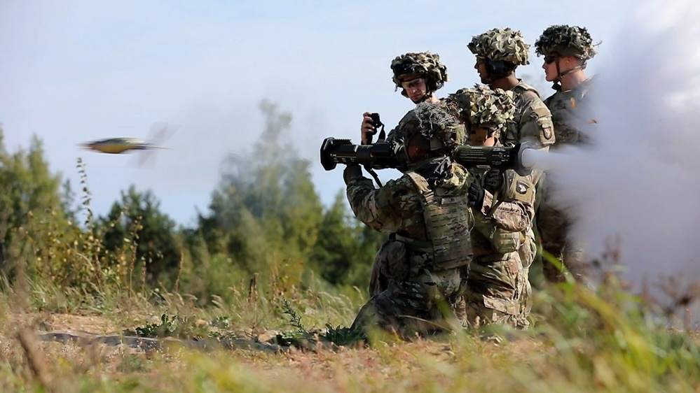 Task Force Marne infantrymen execute anti-tank weaponry training in Latvia