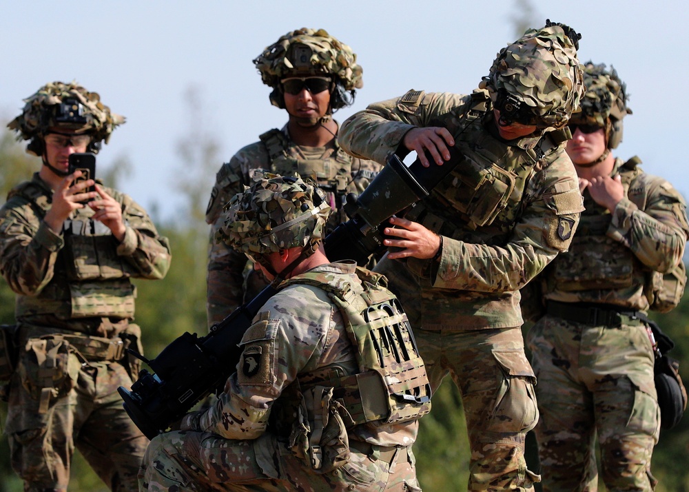 Task Force Marne infantrymen execute anti-tank weaponry training in Latvia