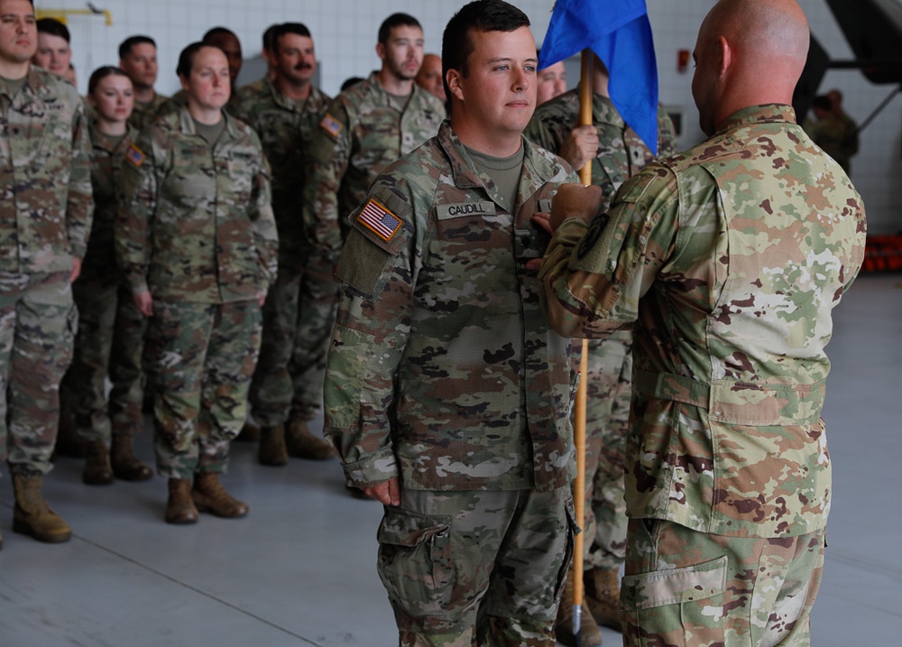 Charlie Co. 1-376th Welcomes Maj. Lowe