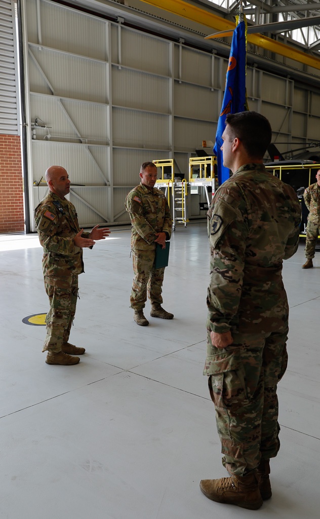 Charlie Co. 1-376th Welcomes Maj. Lowe