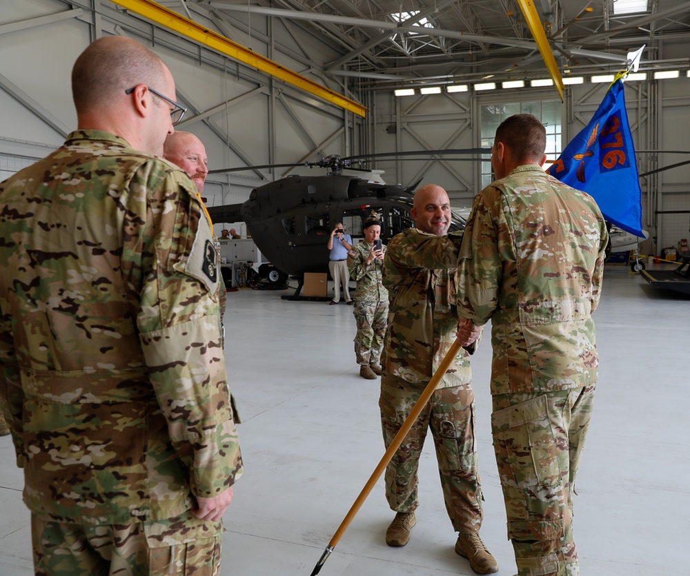 Charlie Co. 1-376th Welcomes Maj. Lowe