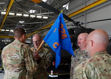 Charlie Co. 1-376th Welcomes Maj. Lowe