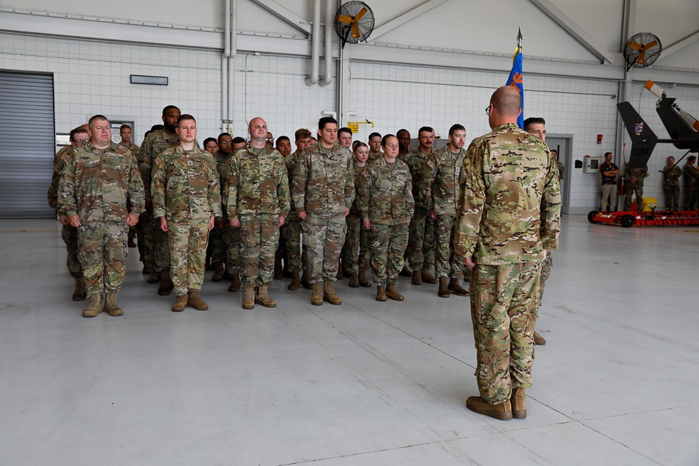 Charlie Co. 1-376th Welcomes Maj. Lowe