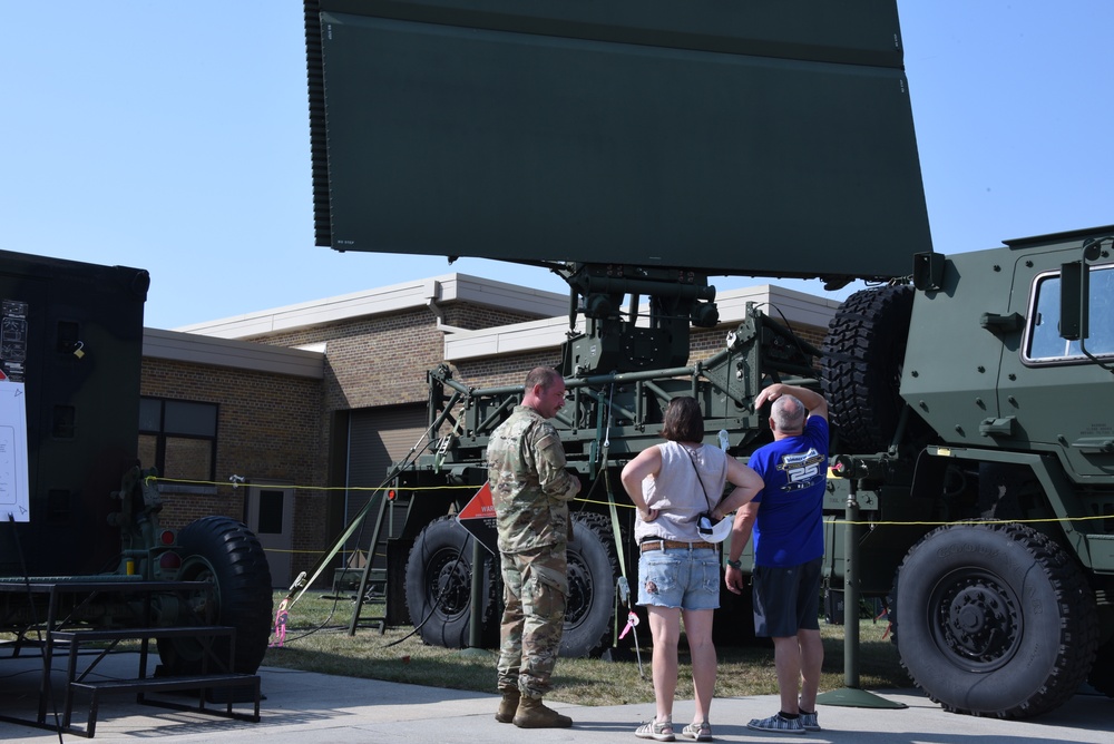 Airman shows off AN/TPS-75 Radar