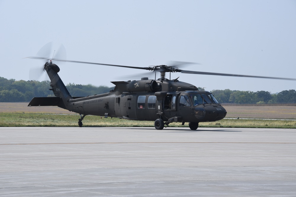 Adjutant General of the Iowa National Guard arrives at 133rd Test Squadron