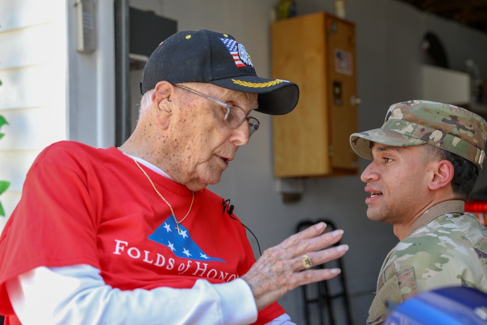 Curtis Outen turns 102 years old.