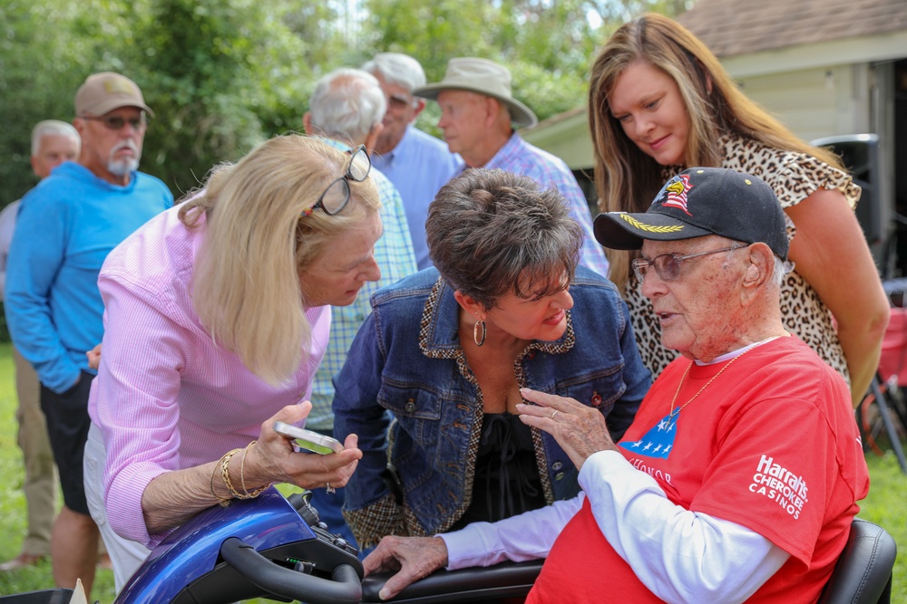 Curtis Outen turns 102 years old.