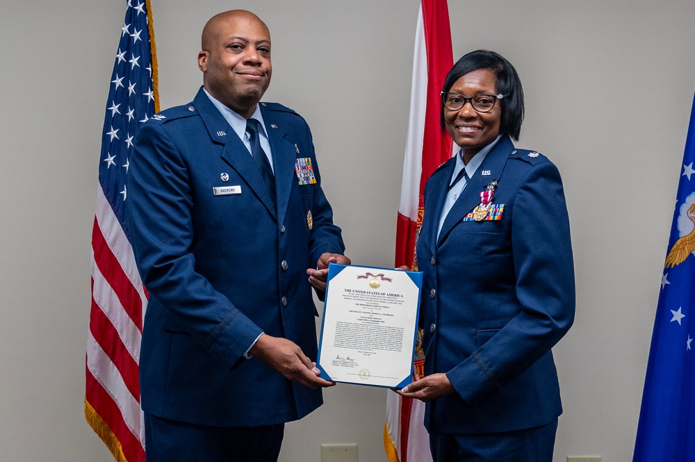 Lt. Col. Chambliss retirement ceremony