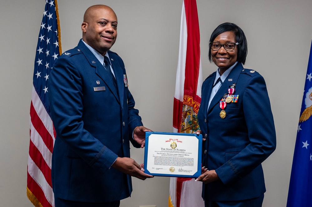Lt. Col. Chambliss retirement ceremony