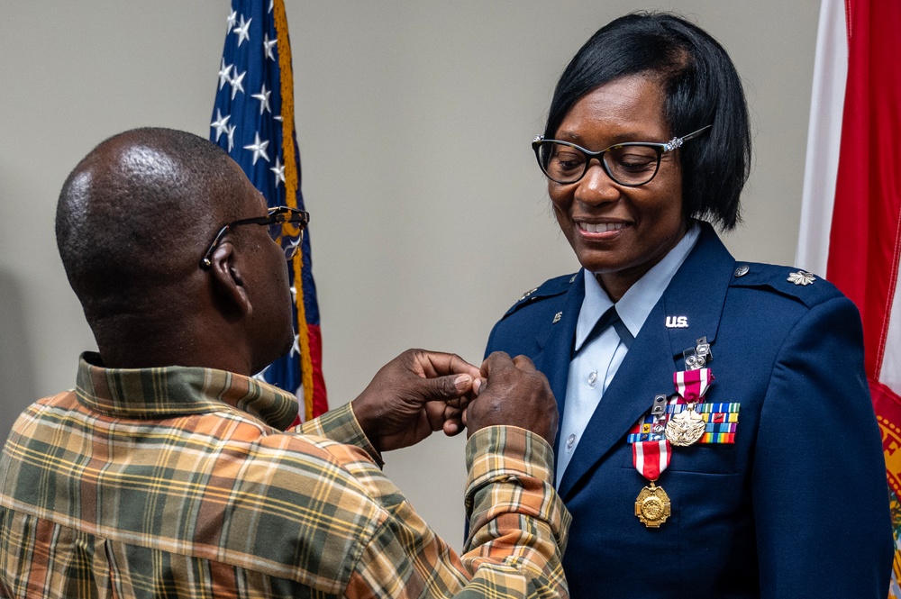 Lt. Col. Chambliss retirement ceremony