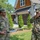 U.S. Army Capt. Stevens receives his farewell present