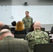 Commander, NSWC, briefs APEX Attendees