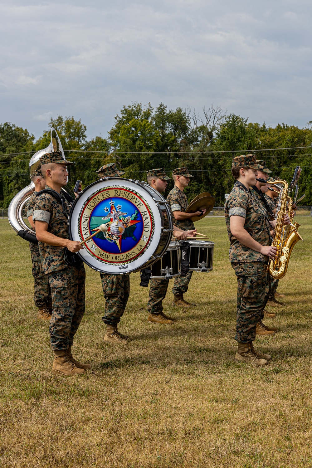 Marine Forces Reserve Band Perform for Retirement Ceremony during Fall Tour