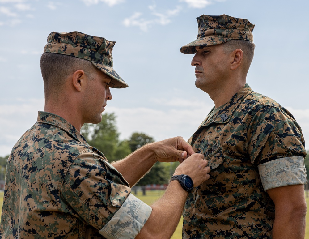 Marine Forces Reserve Band Perform for Retirement Ceremony during Fall Tour