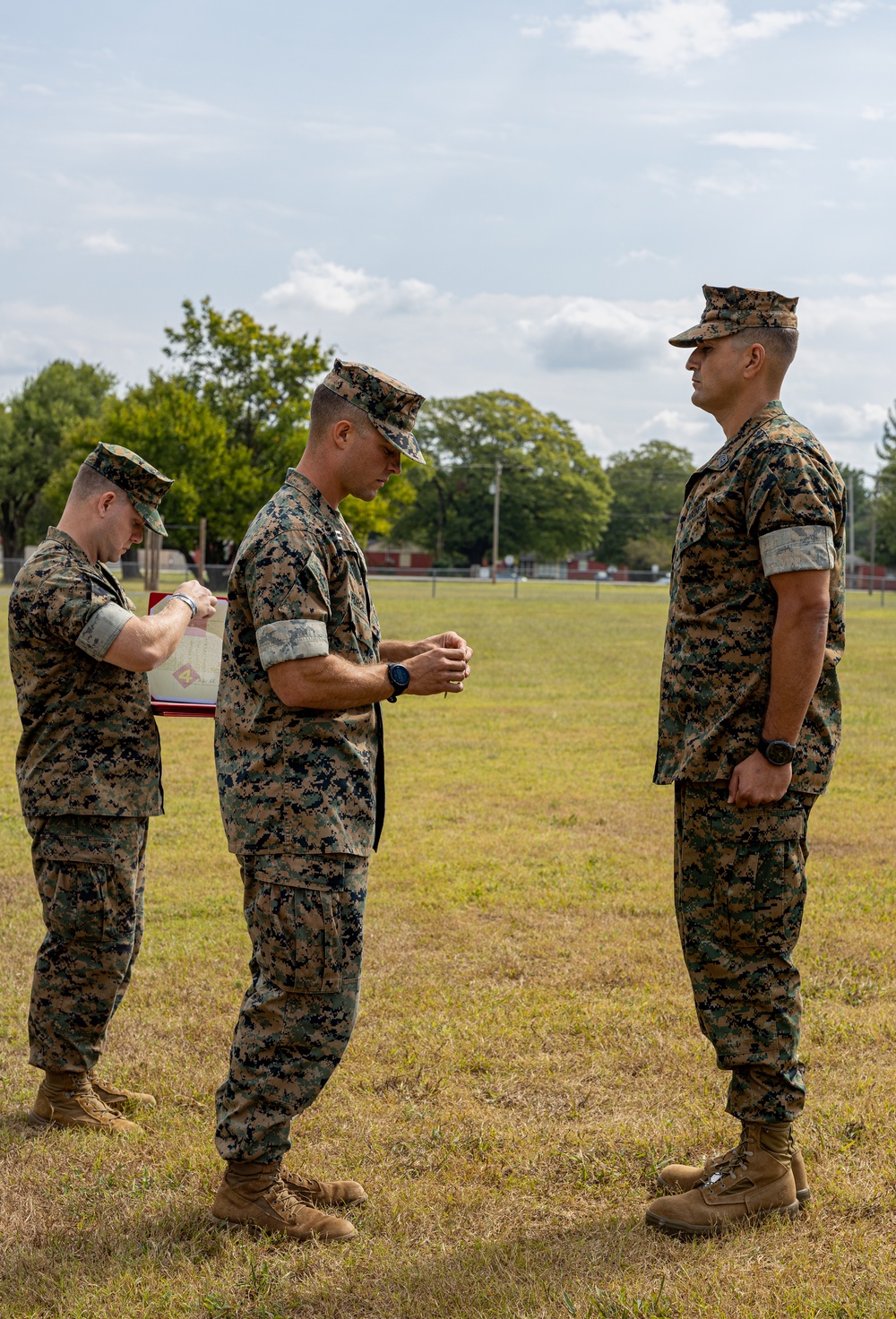 Marine Forces Reserve Band Perform for Retirement Ceremony during Fall Tour