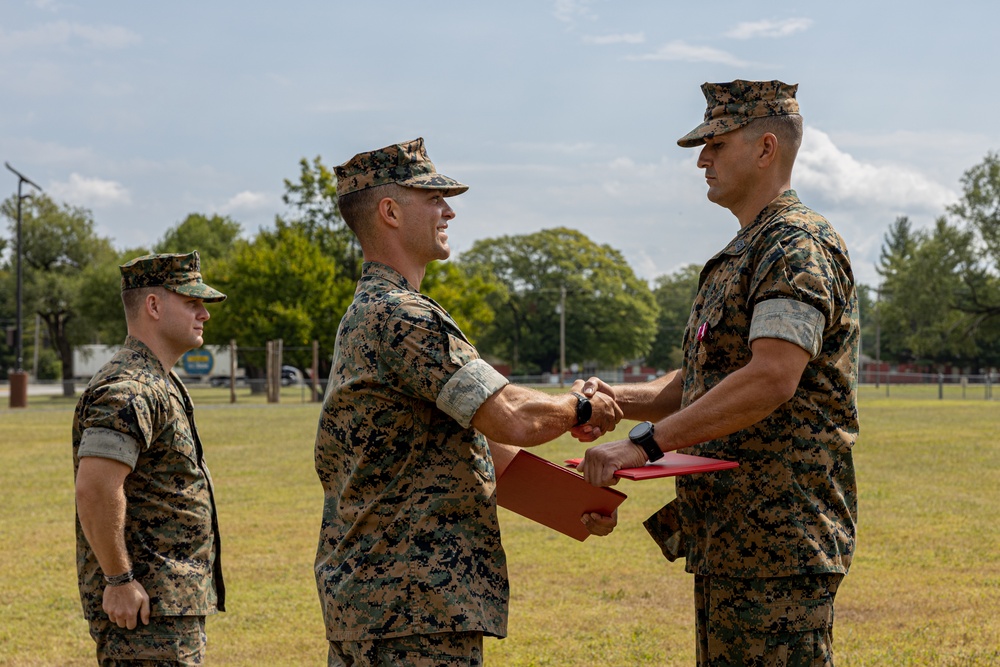 Marine Forces Reserve Band Perform for Retirement Ceremony during Fall Tour