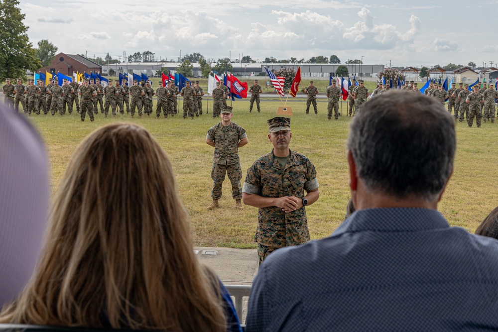 Marine Forces Reserve Band Perform for Retirement Ceremony during Fall Tour