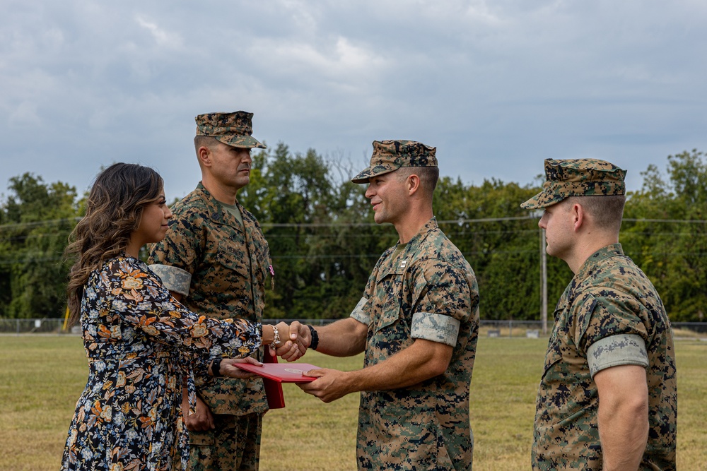 Marine Forces Reserve Band Perform for Retirement Ceremony during Fall Tour