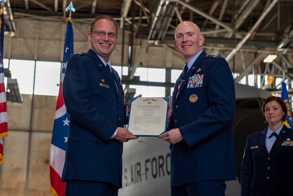 Col. Grady receives Meritorious Service Medal