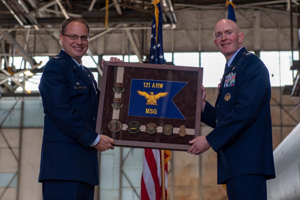 Lt. Col. Cook takes command of 121st MSG