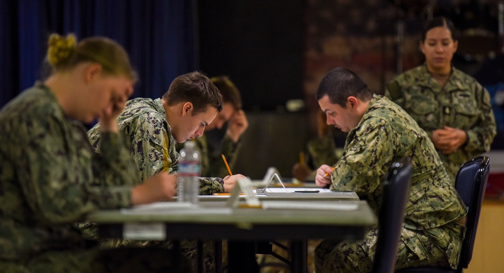 Fall advancement exam