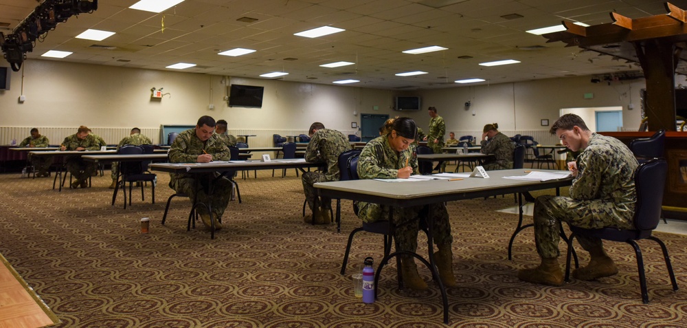 Fall advancement exam