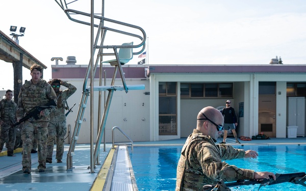 Soldiers Conduct Water Survival Training