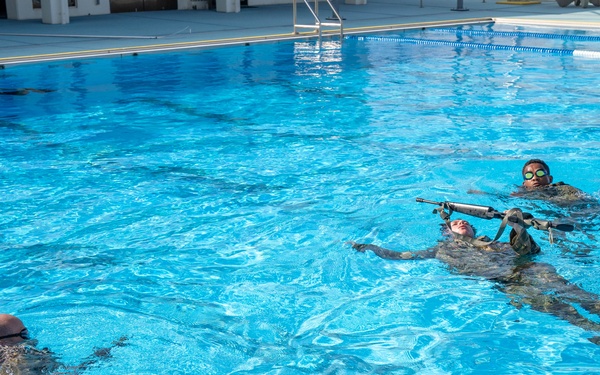 Soldiers Conduct Water Survival Training