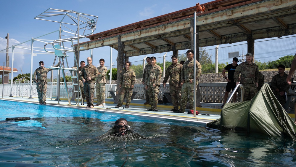 Soldiers Conduct Water Survival Training