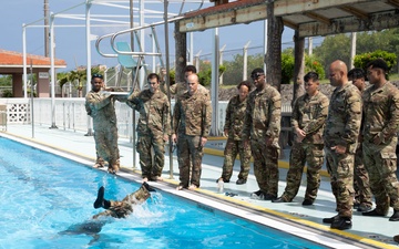 Soldiers Conduct Water Survival Training