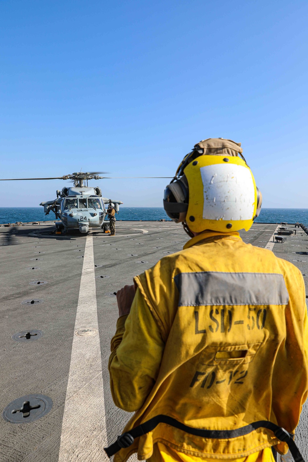 USS Carter Hall Flight Operations