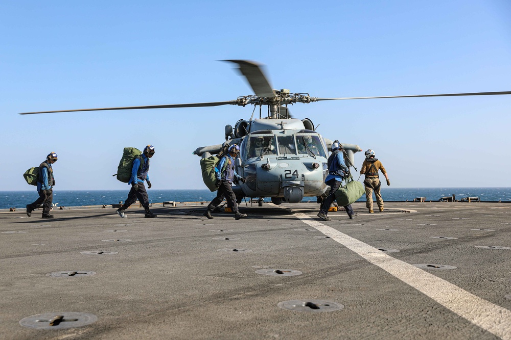 USS Carter Hall Flight Operations