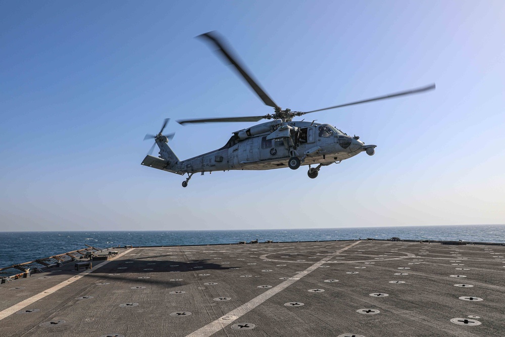 USS Carter Hall Flight Operations