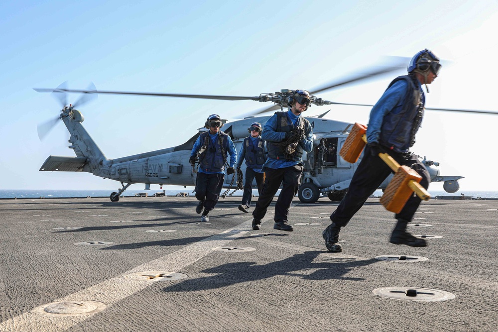 USS Carter Hall Flight Operations