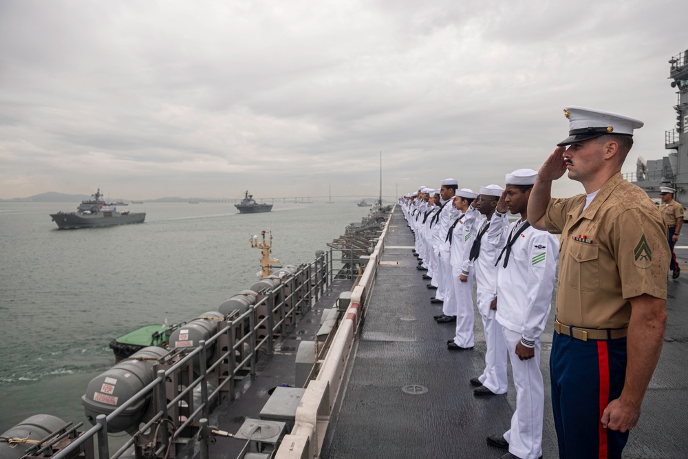 USS America Commemorates 73rd anniversary of Battle of Incheon