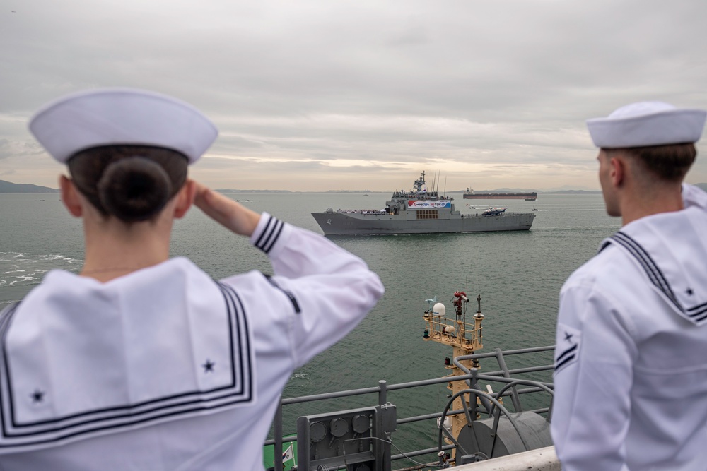 USS America Commemorates 73rd anniversary of Battle of Incheon