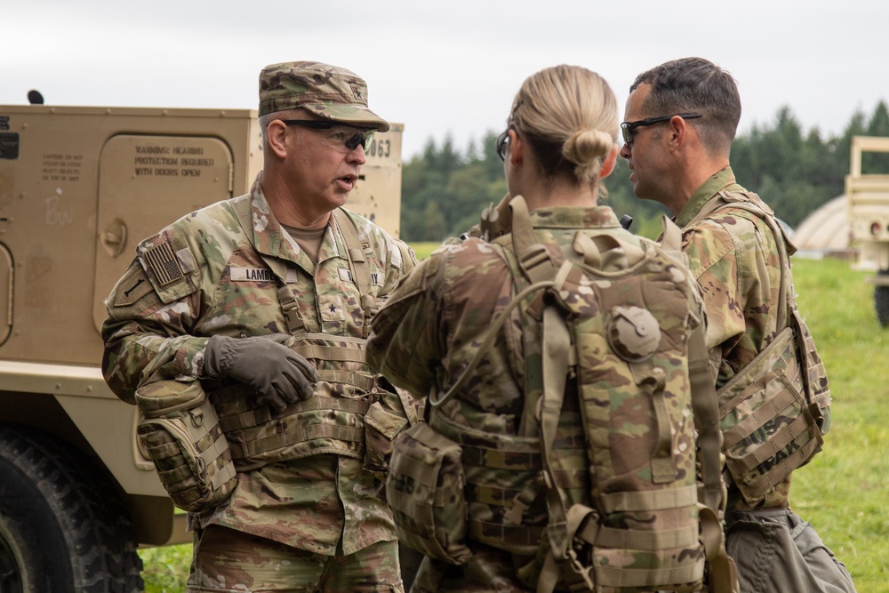 Brig. Gen. Lambert Visits 3CAB Soldiers