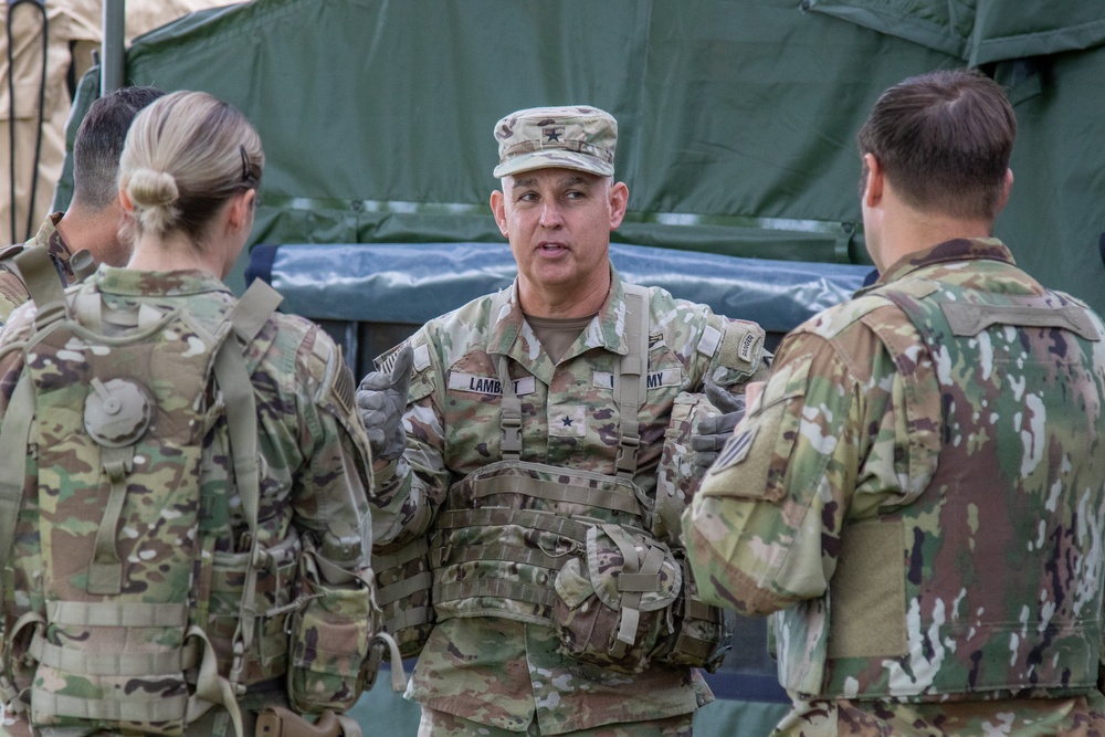 Brig. Gen. Lambert Visits 3CAB Soldiers