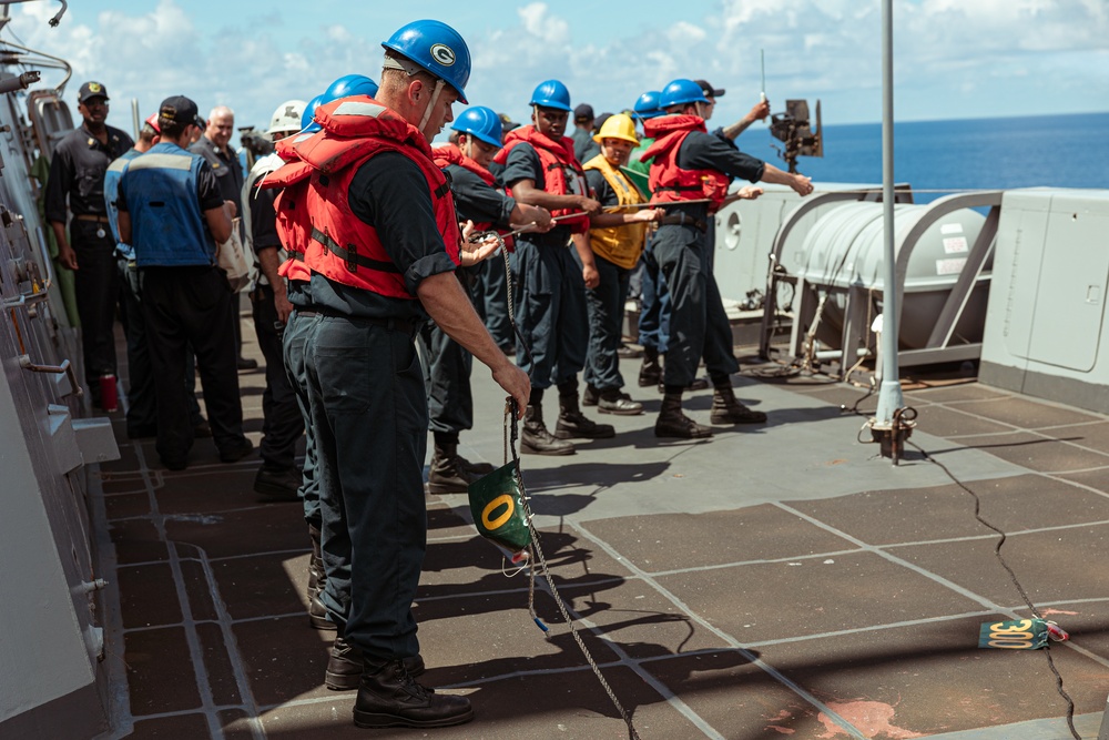 RAS aboard the USS Green Bay
