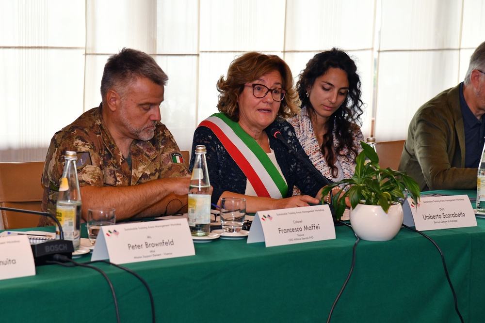 U.S. – Italy Sustainable Training Area Management Workshop, Maniago, Italy 15 September 2023