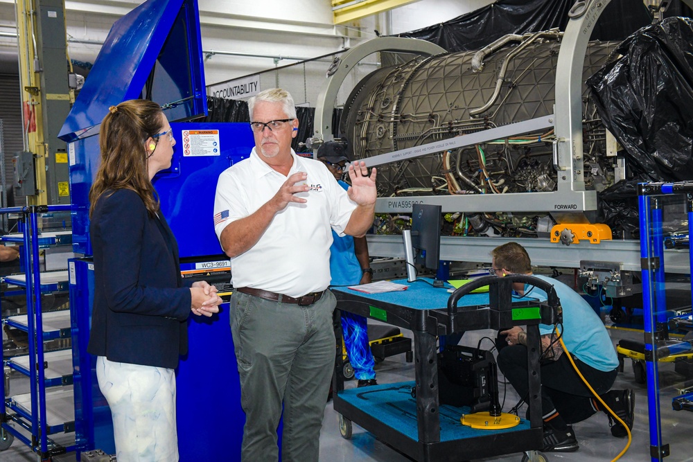 Deputy Assistant Secretary of the Navy for Sustainment Visits Fleet Readiness Center Southeast