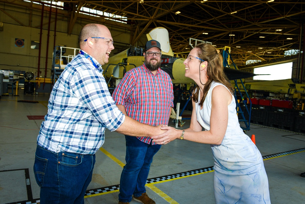 Deputy Assistant Secretary of the Navy for Sustainment Visits Fleet Readiness Center Southeast