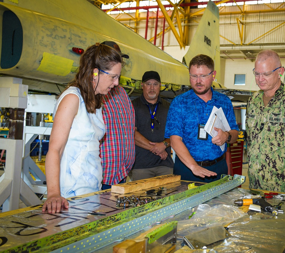 Deputy Assistant Secretary of the Navy for Sustainment Visits Fleet Readiness Center Southeast