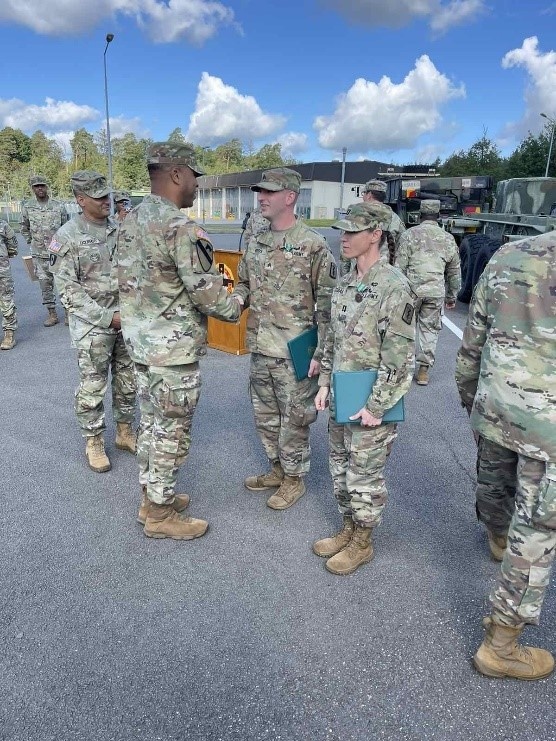 Two 30th MED BDE Soldiers spring into action to save Soldier’s life