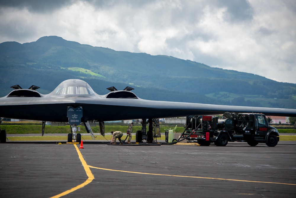 B-2 Spirit Bomber at Lajes Field